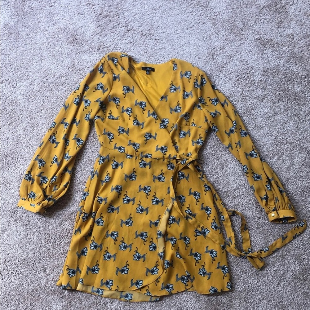My Michell summer floral wrap sundress